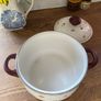 Rare Vintage Villeroy & Boch Petite Fleur Enamel Pot Image 6