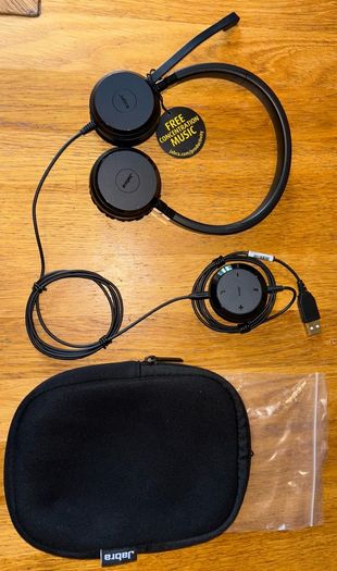 Jabra Evolve 30 UC Stereo Wired Headphone Model: ENC060