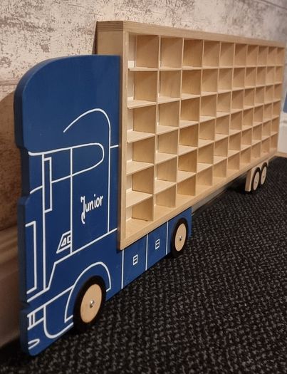 Cabinet Display Shelf Truck Kids Storage Collectibles