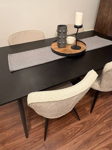 Barcelona Dining Table Black & Copper
