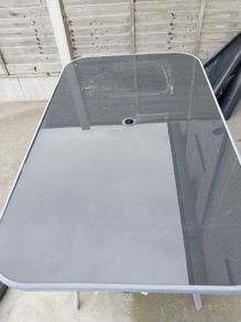 Garden table for free and parasol all together