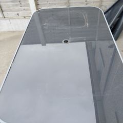 Garden table for free and parasol all together