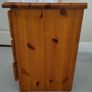 Solid Pine bedside locker Image 2