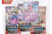 Pokemon TCG Scarlet Violet Temporal Forces Triple Pack, Cleffa (3 Booster Packs and 1 Foil Promo Card)