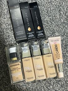 Revlon, cover fx, cover girl, Loreal foundations all brand new