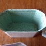Vintage Enamel Lunch Box with Interior Tray Image 5