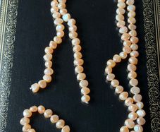 necklace natural pearls
