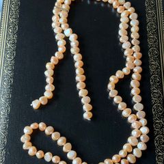 necklace natural pearls
