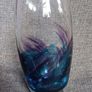 Jerpoint ,hand blown,Tulip Vase,Heather design Image 3