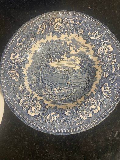 Set of 2 H Aynsley England's Heritage Ironstone Plates