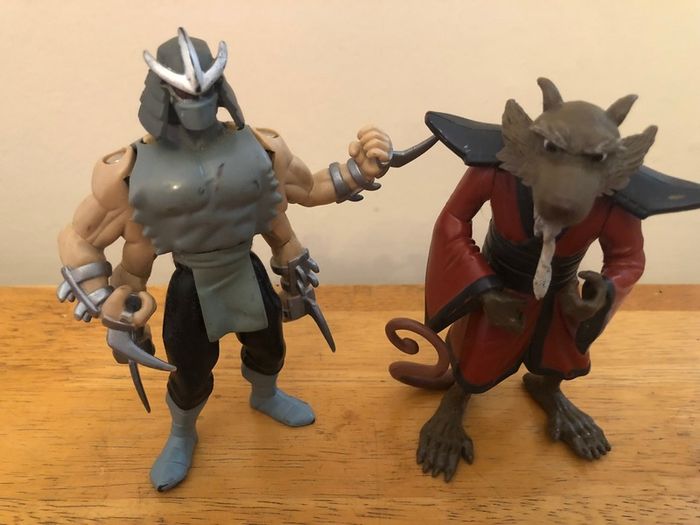 TMNT Shredder and Splinter Figures