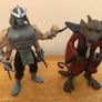 TMNT Shredder and Splinter Figures Image 5