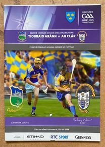 2008 Clare v Tipperary - GAA Munster Hurling Final Programme