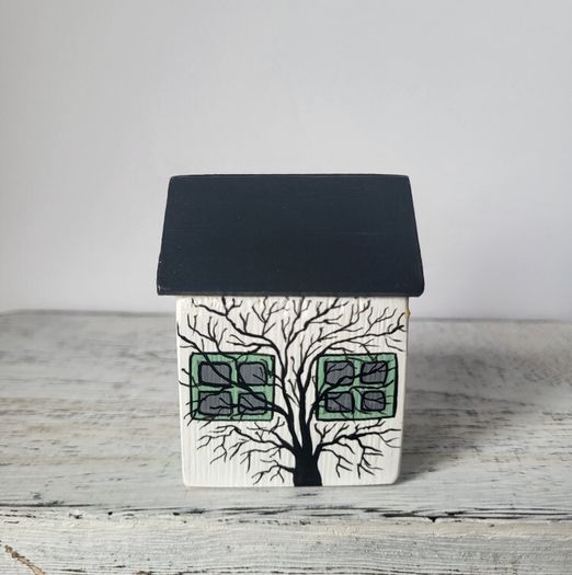 Handcrafted tiny wooden house!