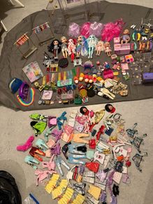 Rainbow high accessories and few dolls