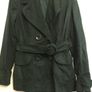 green trenchcoat style belted jacket size 10 Image 2