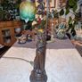 Vintage large woman statue lamp Image 10