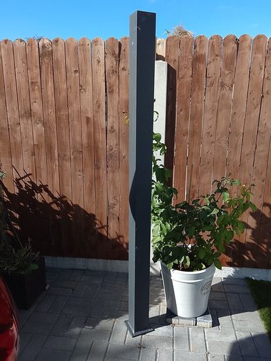 Aluminium gate pillars, pair (2) (updated)