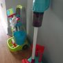 toy real suction hoover and cleaning trolley Image 2