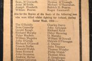 Irish Volunteer Memorial Card
