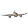 Vintage Style Wall Clock  Home Decor Aeroplane Metal Image 2