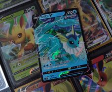 Vaporeon V ! Double Rare ! from Eevee Heroes Set ! 2021 ! Korean Pokemon Card !