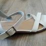 New Look white sandals size 8 as new Image 5