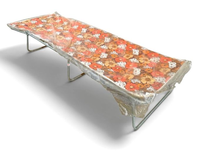 original vintage mid century sunbed
