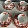 Price drop Rare Antique Tuscan china  Tea set Image 6