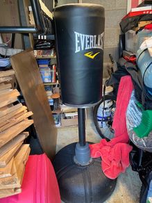 Heavy stand-alone Everlast punchbag