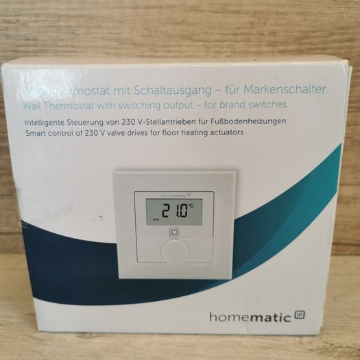 Homematic ip wall Thermostat with humidity sensor