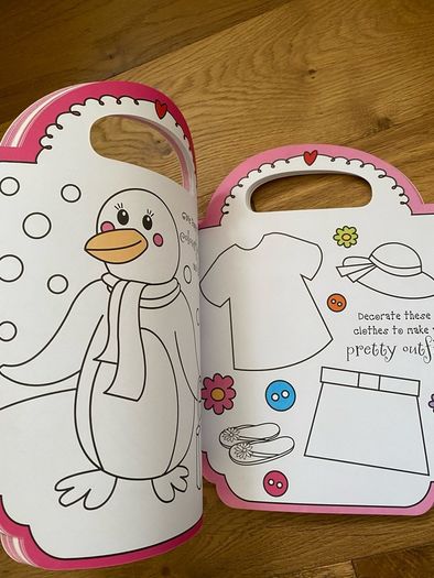 New - My Pretty Pink Sticker & Doodling Bag