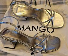 New Silver Sandals 37 Size 4, 2 pairs