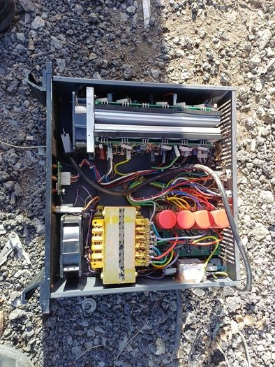 Falcon -12 professional power amp for repair or parts.