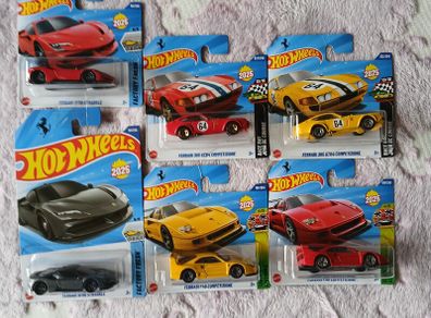 1/64 Ferrari Mainline Lot X 6 Models