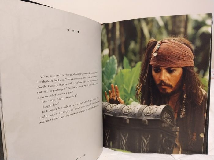 Pirates Of The Caribbean Hardback Book & Cd