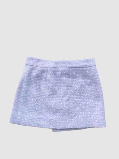 New MNG Mango Gigi mini wrap skirt size XS tweed