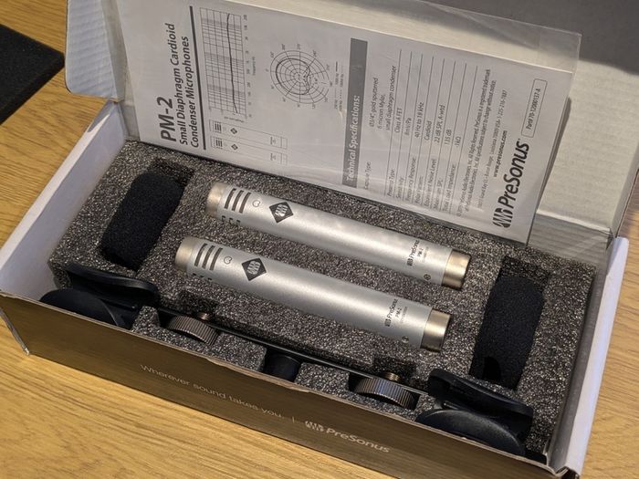 Presonus PM2 Condenser Microphones