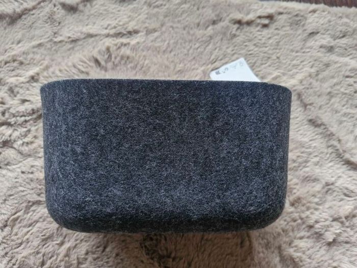H&M Home Felted Storage Basket Dark Grey c.24.6x13.6x13cm