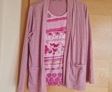 All in one cardigan top