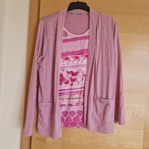 All in one cardigan top