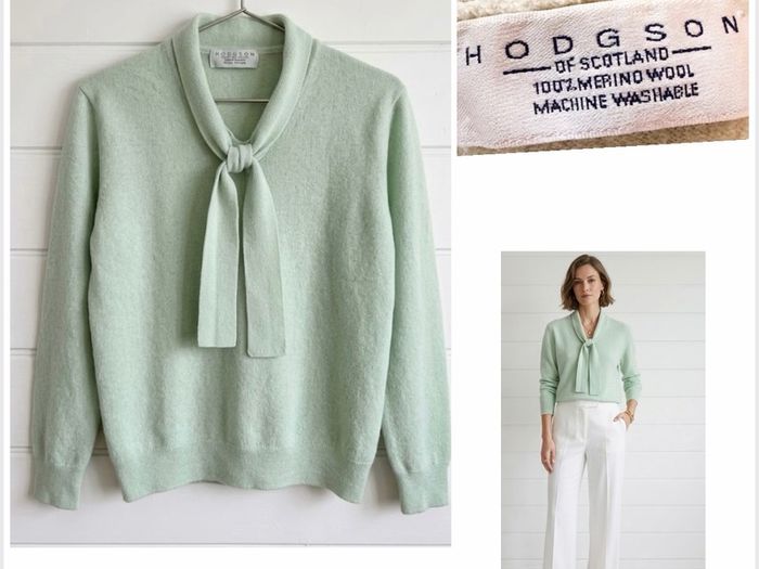 Vintage Hodgson of Scotland 100 % merino wool jumper