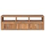 TV Cabinet Solid Teak Wood with Natural Finish 120x30x40 cm Image 9