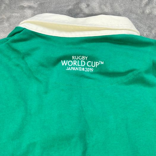Ireland IRFU 2019 Rugby World Cup Japan Polo Shirt - Medium - Official - Green