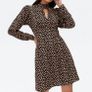 Brown  Long Sleeve Mini Dress, NEW LOOK Image 2