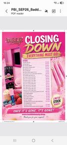 Beauty products