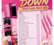 Beauty products