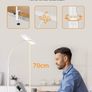160 LED Desk Lamp Super Bright Dimmable Clamp Lamp for Home Office with 3 Colour Temperatures and 10 Brightness Levels, Office Lamp with 10W USB Adapter Image 8
