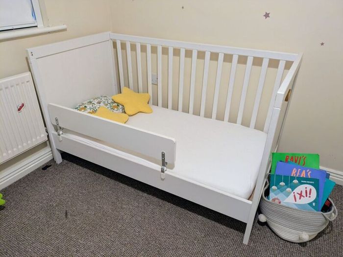 IKEA Sundvik Toddler Bed + Safety Guard Rail