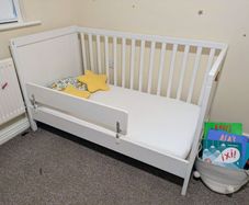 IKEA Sundvik Toddler Bed + Safety Guard Rail